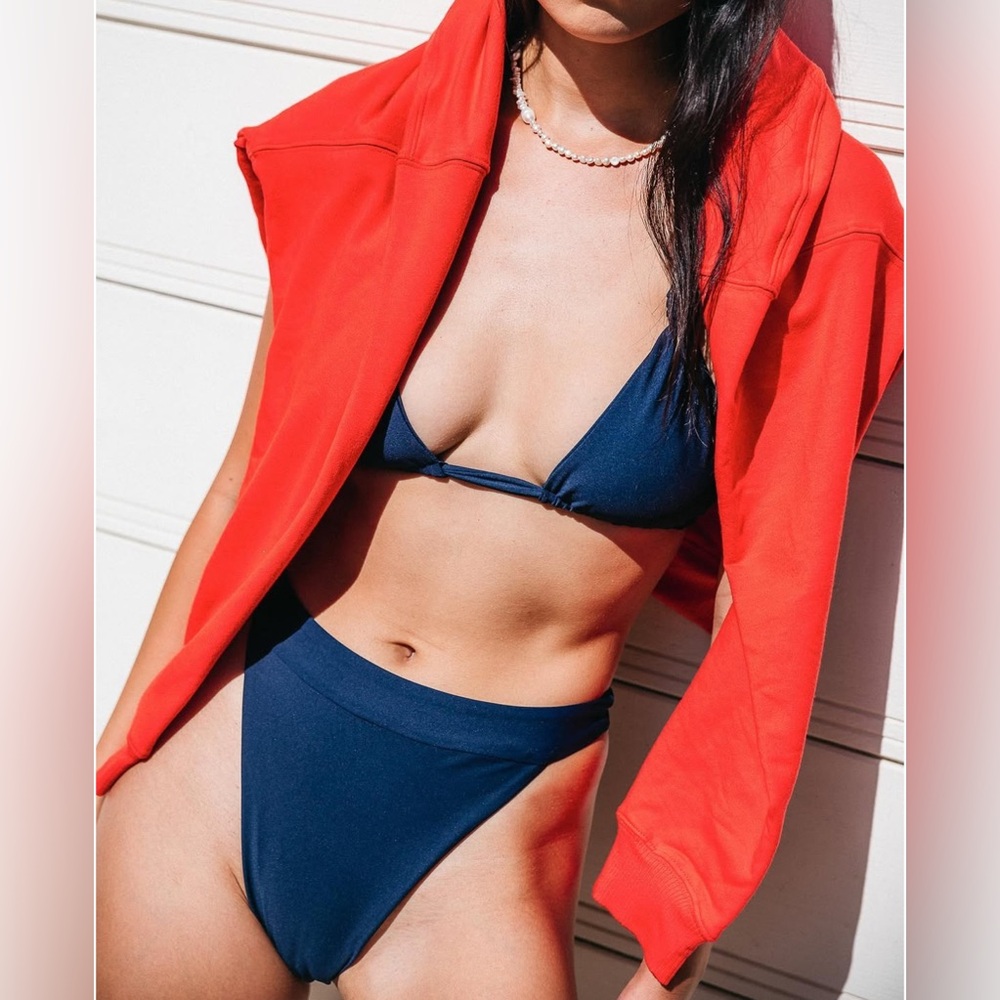 Skatie Bikini in Harbor - Darby Top and Kristen Bottoms - Size M